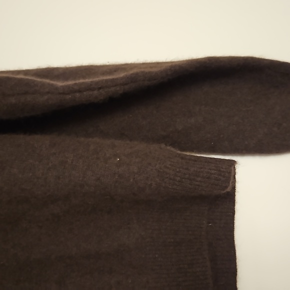 AIRPORT Brown long sleeve button down beaded embellished Angora lambswool M EUC - Picture 11 of 11